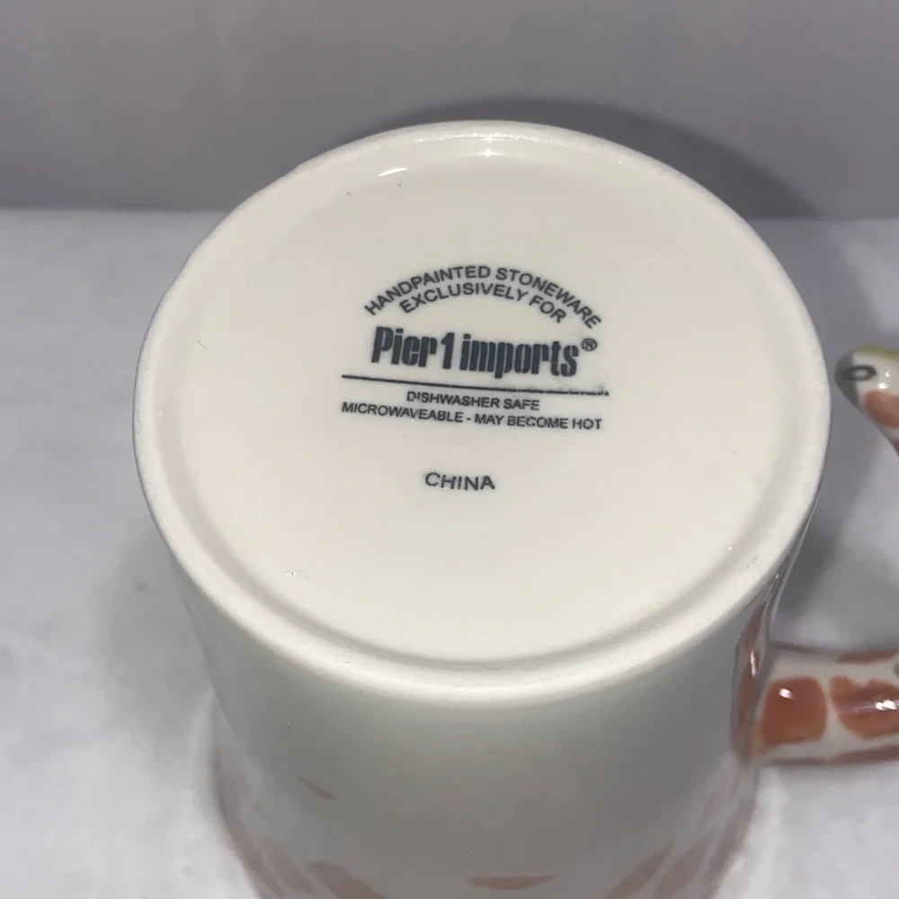Pier 1 imports giraffe mug
